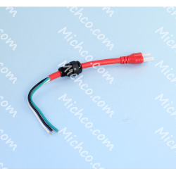 Image of product Power Cord Pigtail - Red