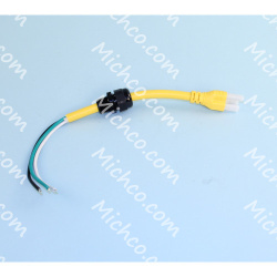 Image of product Power Cord Pigtail - Yellow
