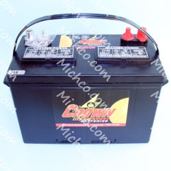 Image of product Crown 12 Volt Wet Battery, 115Ah D12115