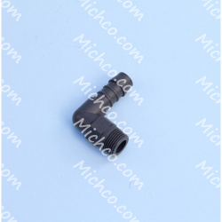Image of product Fitting - Elbow 90 3/8 MPT X 1/2 HB Polypropylene