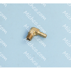 Image of product Fitting, Elbow, 1/8" Mnpt X 1/4" Barb, Brass