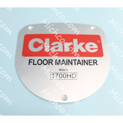 Image of product Nameplate - FM -1700 Heavy Duty