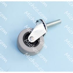 Image of product Wheel, Caster, 2" OD, 3/8"-16, 1" L Post