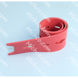 Image of product Blade, Squeegee, Rear, Red Linatex
