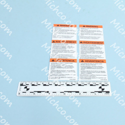 Image of product Replacement Part Label Cca Warning