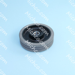 Image of product WHEEL, 6.00X1.58, GRY W/BEARINGS