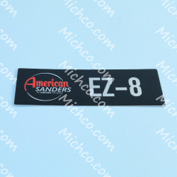 Image of product Replacement Part Nameplate, EZ-8