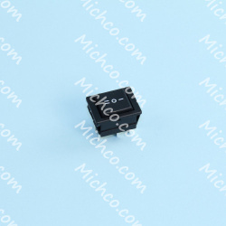 Image of product Switch, Rocker, DPDT, Black #B00188