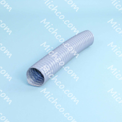 Image of product Vacuum Hose, 2", Grey, Wire #J00618