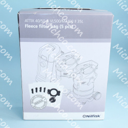 Image of product Fleece Filter Bag 5 Pieces Attix 40/50