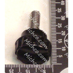 Image of product Knob, Round, 0.88-Dia. 0.63-Long, .25-20X.75-Long
