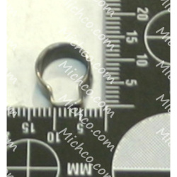 Image of product Clamp, Hose, Ear, .318-.374, Stainless Steel