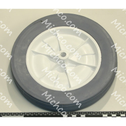 Image of product Wheel, 10.0-Dia. 1.75-Wide, White W/ Gray T