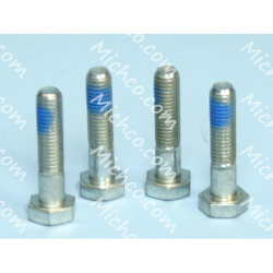 Image of product Screw Hex Head Nylon Lock M10 -1.50X45mm