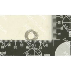 Image of product Washer, Flat, 0.21-Bore 0.45-Dia. .03, Stainless Steel