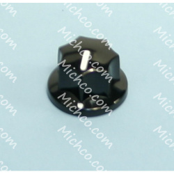 Image of product Knob, Round, 0.75-Dia. 0.50-Long 0.25-Bore, Plastic