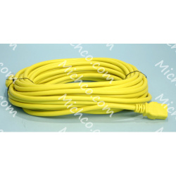 Image of product Cord, Power, 1.5mm / 3 Yellow (2X15M50F