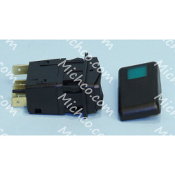 Image of product SWITCH BLACK W/LAMP      GREEN KEY