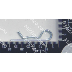 Image of product Pin, Cotter, Hairpin, D1.8, Zinc