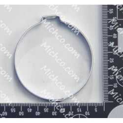 Image of product Clamp -1 Ear 1.85 Diameter Steel Zinc
