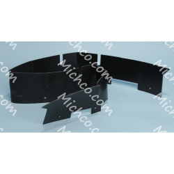 Image of product Skirt, Rubber, .12, 4.50-Wide 55.06-Long, 13/ Hole