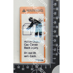 Image of product Labelwarninghea Object