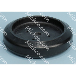 Image of product Wheel, 8.0-Dia. 2.00-Wide, 4- Hole Mounting, Black (N