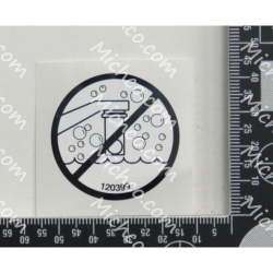 Image of product Label, Warning (DO Not Allow Foam, T