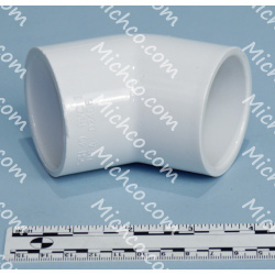 Image of product Fitting, PVC, E45, 1.50-Dia. / 1.50-Dia.