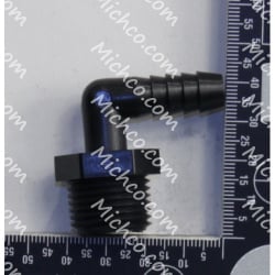 Image of product Fitting - Elbow 90 1/2 MPT X 3/8 HB Polypropylene