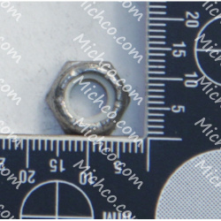 Image of product Nut Hex Head Nylon Lock - Thin SS5/16-18