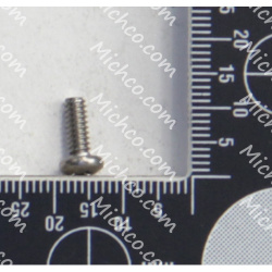 Image of product Screw Pan Phillips Head Screw Stainless Steel 6-32 X .38