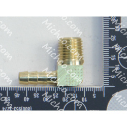 Image of product Barb 1/4 X 90 Degree E00037
