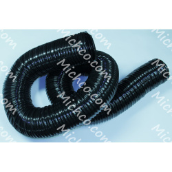 Image of product HOSE 8" X 15'  BLACK MD FLX-THANE