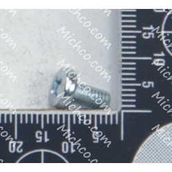 Image of product Screw M4X8mm Pan Phillips Head Screw Zinc 70920401