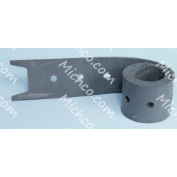 Image of product Blade, Squeegee, Gum Rubber, 45" X 3 3/4" X 1/8