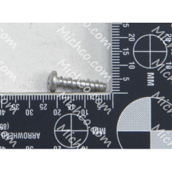 Image of product Screw, Pan Heavy Duty Phillips Head Screw, #10-16 X 0.75", Stainless Steel