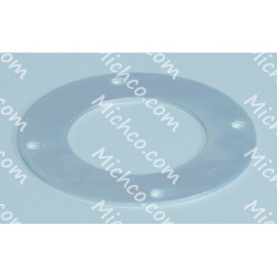 Image of product Disc, 0.08, 4.39-Dia. 2.56-Bore, 4/ .28-Hole 3