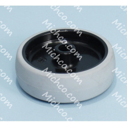 Image of product Wheel W/ Gray Rubber Tire