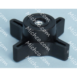 Image of product Knob, Star, 2.75-Dia. 4EAR 1.1-Long, .31-18