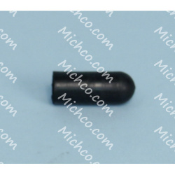 Image of product Cap, Rubber, 0.38ID 1.00-Long Black