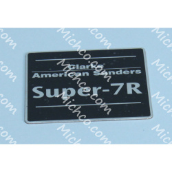 Image of product Platename Super 7R* No Longer Available - Use New Part AS014300