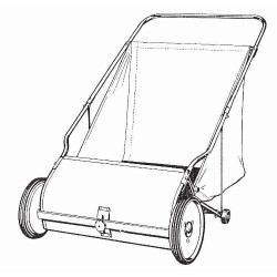 Image of product Manual Parker SL-10 25 inch Lawn Sweeper