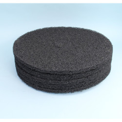 Image of product Mighty Mac 19" Stripping Floor Pads Black 5/Cs