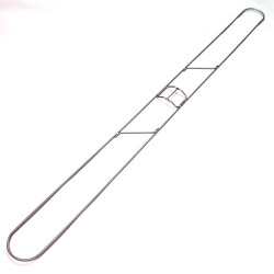 Image of product 72" x 5" Wide Wire Dust Mop Frame Only Clip On Style Handle