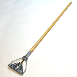 Image of product Quick Change Janitor, 60" Mop Handle, Metal Head With Wing Nut