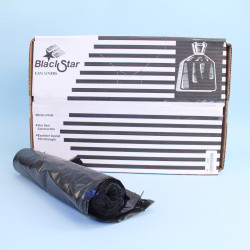 Image of product Mighty Mac Low Density Poly Liner Rolls Color Black 42.5"x48", .95 Mil Thick
