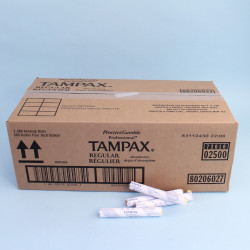 Image of product Naturelle Tampons 500/Cs, Tube Dispenser Packing