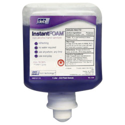 Image of product Deb Foam Instant Hand Sanitizer 1 liter 6 Per Case 56827