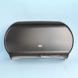 Image of product Tork 9" Twin Junior Jumbo Tissue Dispenser  #56TR